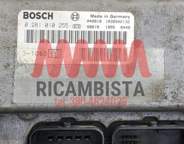 0281010255 MAN TGA centralina motore Bosch 1039S09041