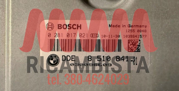 0281017021 BMW X5 E70 centralina motore 8510841