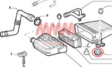 46528828 Fiat Panda guarnizione tenuta filtro aria