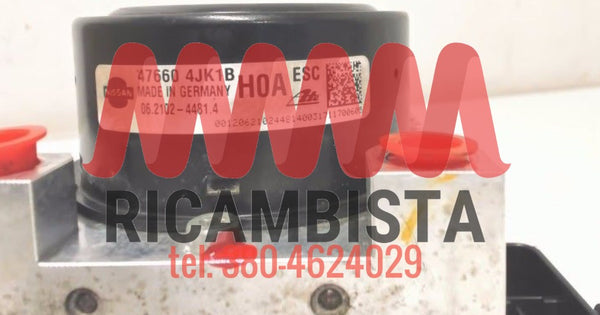 476604JK1B Nissan NP300 gruppo pompa ABS