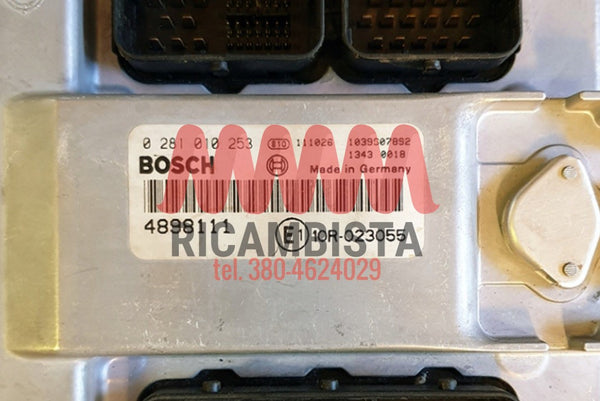 4898111 Iveco Eurocargo 4.0 centralina motore Bosch 0281010253