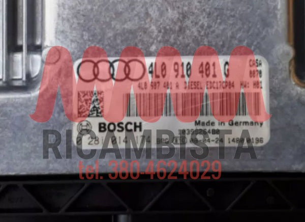 4L0910401G Audi Q7 centralina motore Bosch 0281014174
