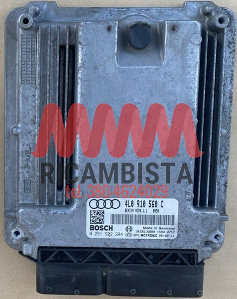 4L0910560C Audi Q7 4.2 centralina motore Bosch 0261S02204