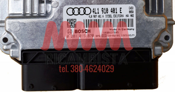 4L1910401E Audi Q7 3.0 centralina motore Bosch 0281015870