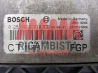 55202384 Opel Zafira 1.9 centralina motore Bosch 0281012710