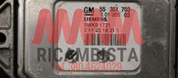 55351703 Opel Zafira 1.8 centralina motore Siemens 5WK91721