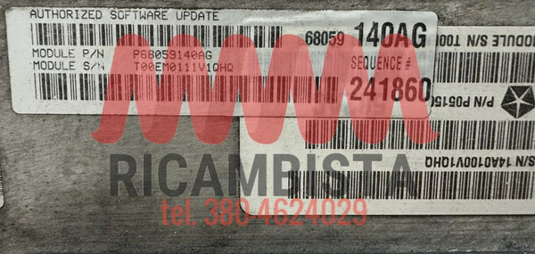 68059140AG Dodge Durango centralina motore P05150582AC