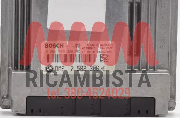 7582306 BMW X5 E70 centralina motore Bosch 0261209320 
