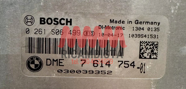 7619981 BMW X5 3.0 centralina motore Bosch 0261S06727