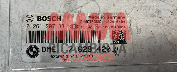 7629420 BMW GT centralina motore Bosch 0261S07331