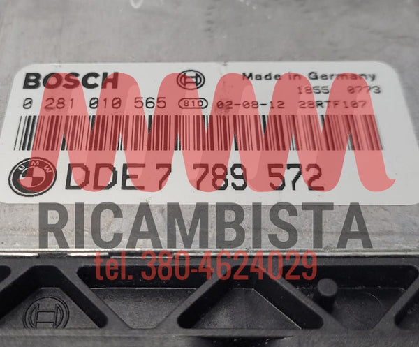 7789572 BMW E46 2.0 centralina motore Bosch 0281010565