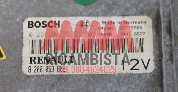 8200053809 Renault Mascott 2.8 centralina motore Bosch 0281001892