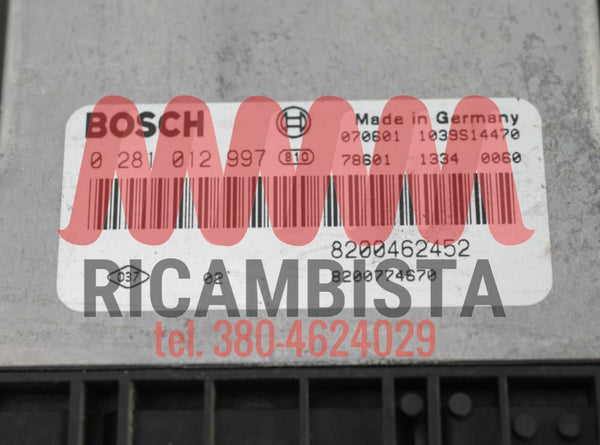 8200462452 Renault Megane II 2.0 centralina motore Bosch 0281012997