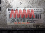 8200635663 Renault Trafic 2.5 centralina motore Bosch 0281013363