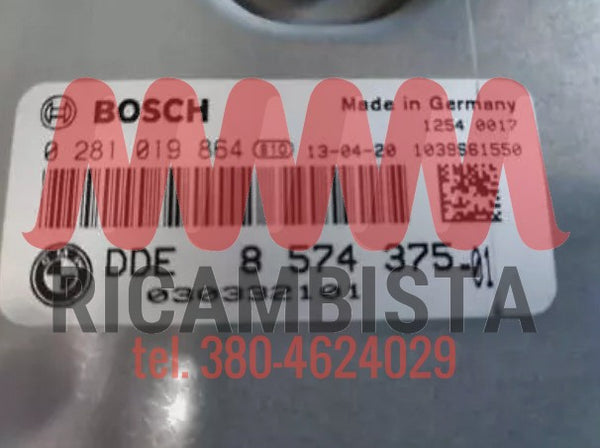 8574375-01 BMW 740D centralina motore Bosch 0281019864