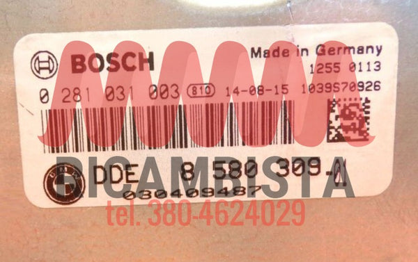 8580309 BMW X1 centralina motore Bosch 0281031003