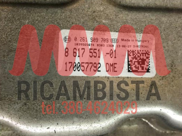 8617551-01 BMW F22 220i 2.0 Turbo centralina motore Bosch 0261S09709