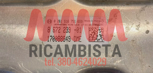 8672239-01 BMW M5 centralina motore Bosch 0261S16751