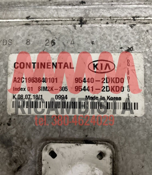 954402DKD0 Kia Sportage 1.6 centralina motore Continental 954412DKD0