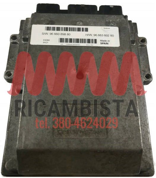 9666089880 Citroen Jumper 2.2 centralina motore Visteon 9666360280