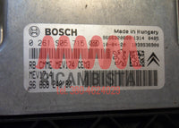 9666824080 Peugeot 308 1.6 centralina motore Bosch 0261S05715