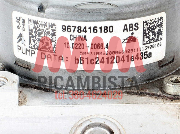 9678416180 Peugeot 2008 gruppo pompa ABS