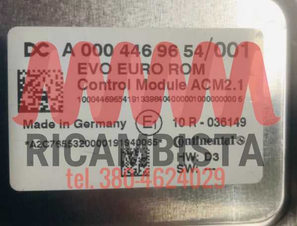9691854780 Mercedes centralina motore continental