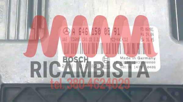 A6461500891 Mercedes Vito 2.2 centralina motore Bosch 0281012828