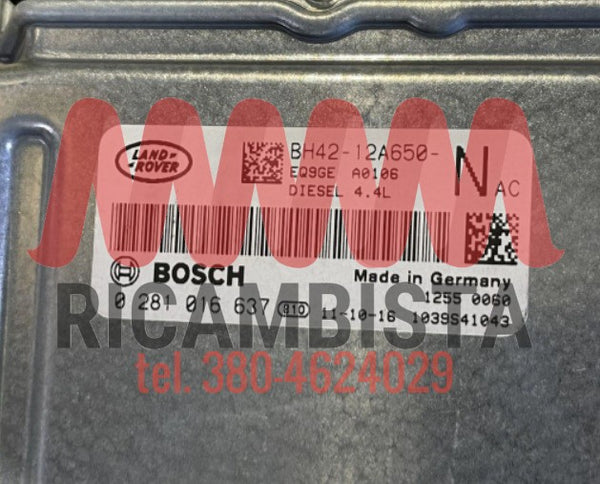BH42-12A650-NAC Range Rover L322 centralina motore Bosch 0281016637
