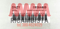 DNZY 09364469 Opel Combo 1.6 centralina motore Delphi
