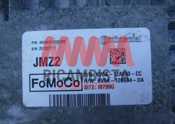 KV6A12A650CC Ford Connect centralina motore Continental KV6A12B684DA