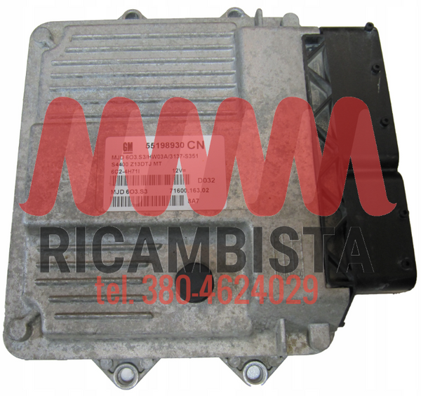 MJD603.S3 Suzuki Swift 1.3 centralina motore Magneti Marelli 55198930CN