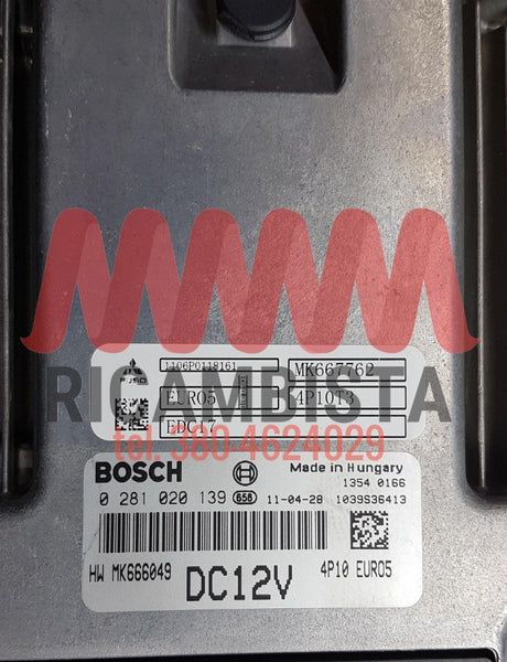 MK666049 Mitsubishi Canter Fuso 3.0 centralina motore Bosch 0281020139