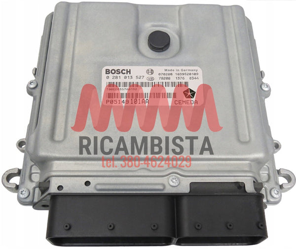 P05149101AA Jeep Chrysler 3.0 centralina motore Bosch 0281013527