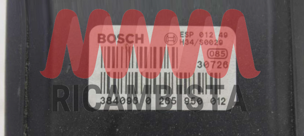 0265225047 Audi A4 1.8 Turbo gruppo pompa ABS Bosch riparazione