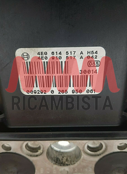 0265225133 Audi A8 D3 gruppo pompa ABS Bosch