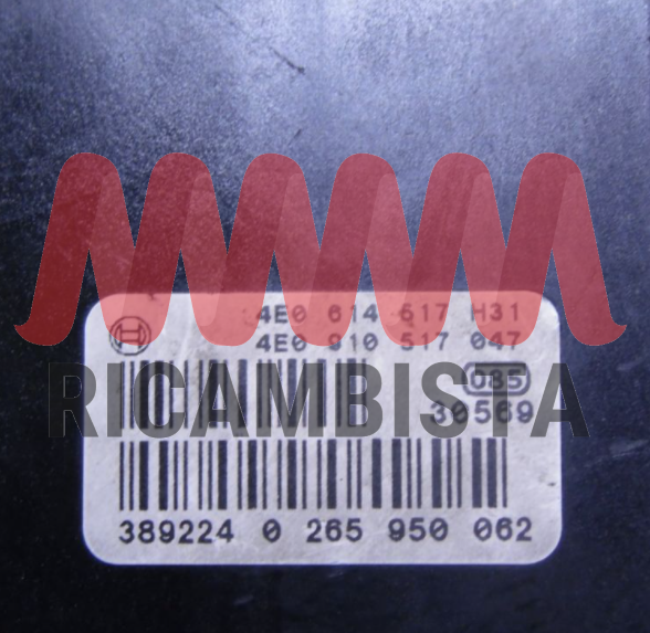 0265950062 Audi A8 D3 gruppo pompa ABS Bosch