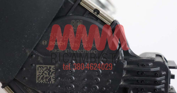 0280750482 55562270 Corpo farfallato Opel 1.2 o 1.4 tipo motore A14XFL Adam Ampera Astra Corsa