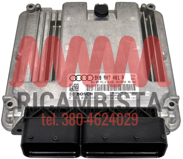 0281015888 Audi A4 3.0 centralina motore