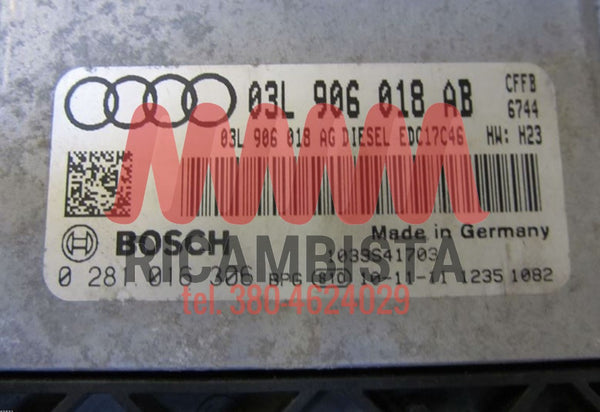 03L906018AB Audi A3 centralina motore