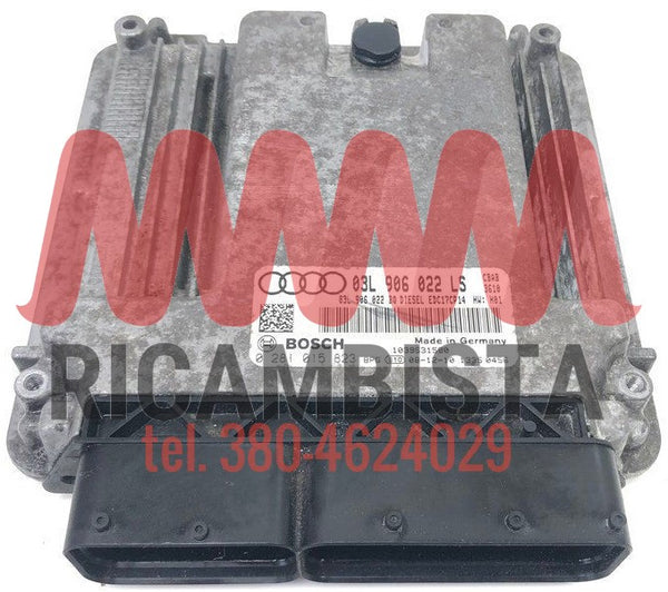 03L906022BQ Audi A3 centralina motore