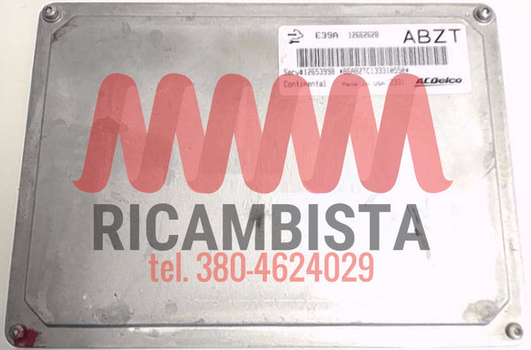 12653998 Opel Insignia 2.0 centralina motore