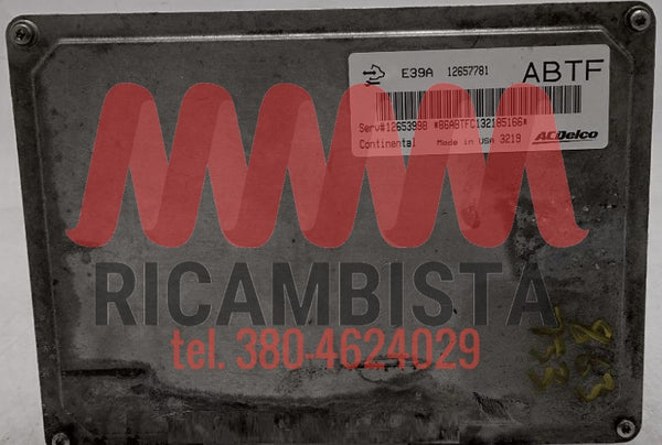 12657781 Opel Astra centralina motore