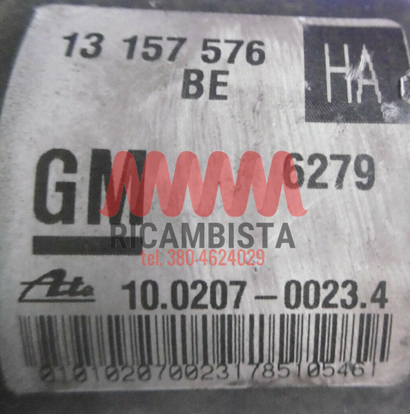 13157576 Opel Astra centralina gruppo pompa ATE Euro 198