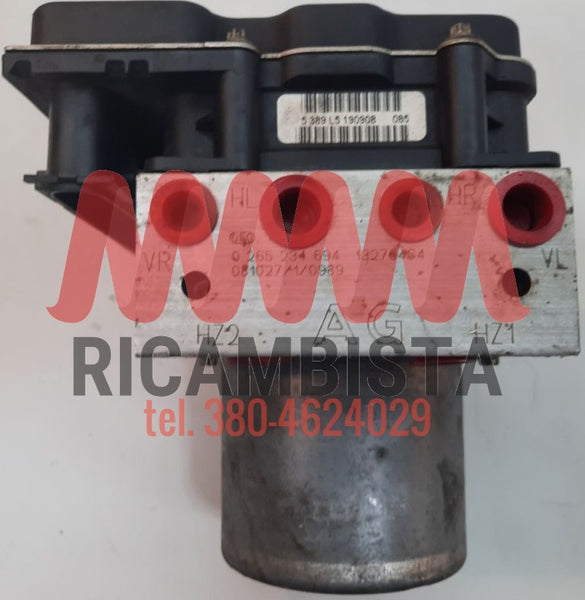 13276464 0265234694 Gruppo ABS Opel Meriva RIPARAZIONE GRUPPO POMPA