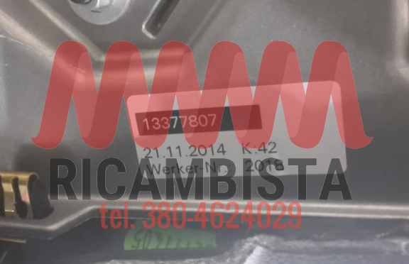 13377807 Bracciolo centrale Opel Zafira C