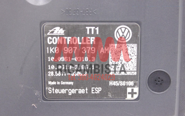 1K0614517BB Volkswagen Golf centralina gruppo pompa ABS Euro 235