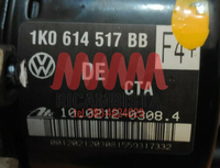 1K0 614 517 BB Volkswagen Golf centralina gruppo pompa ABS Euro 235