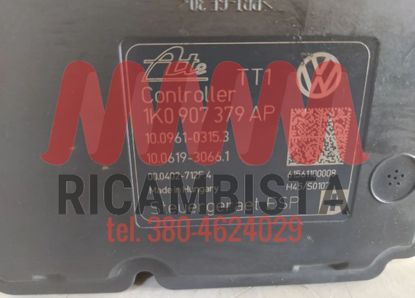 1K0 907 379 AP Volkswagen Scirocco centralina gruppo pompa ABS Euro 235