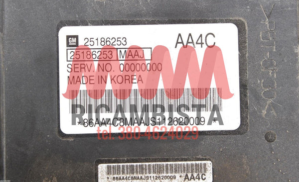 25186253 Chevrolet Spark centralina motore